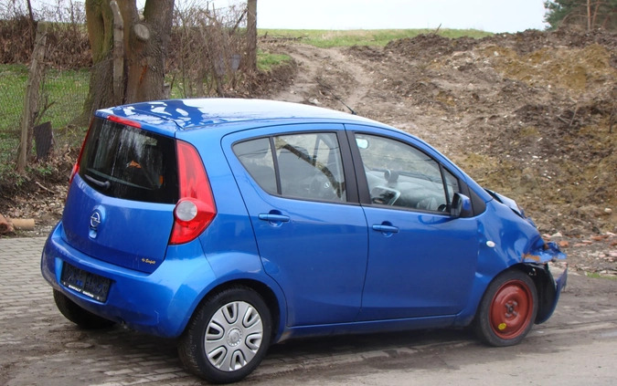 Opel Agila cena 5900 przebieg: 65323, rok produkcji 2010 z Złotów małe 67